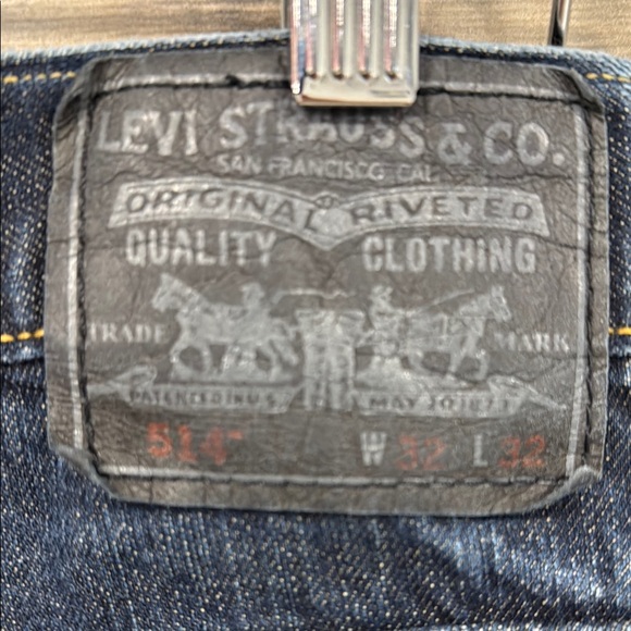 Levi's Men’s Blue Straight Jeans Classic Style - Picture 6 of 8